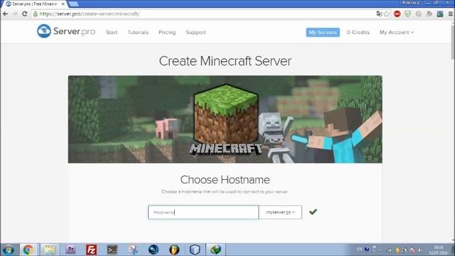 Как сделать так чтобы кнопка Create Server появилась? Ответ тут