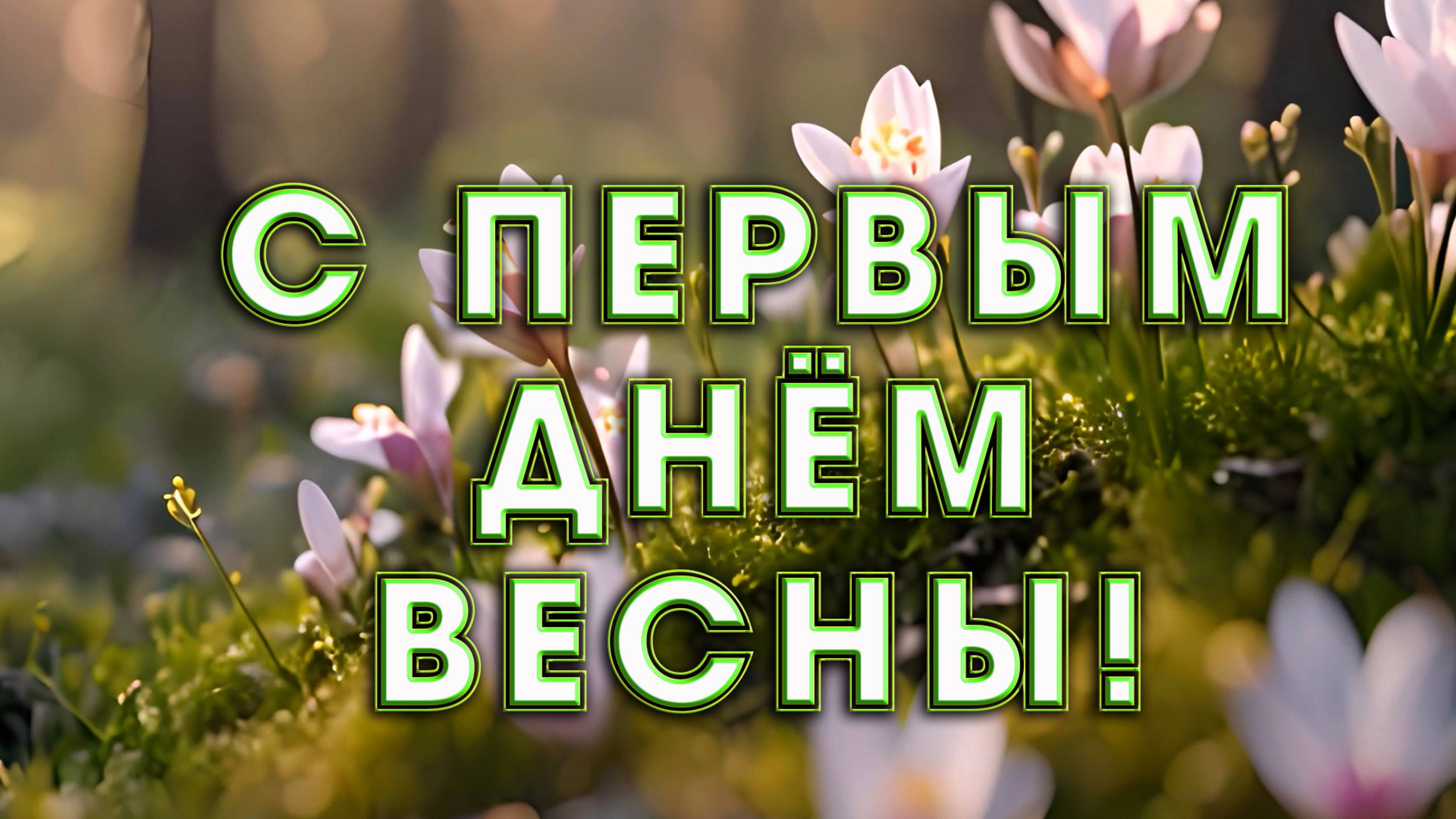 С Первым Днём Весны!