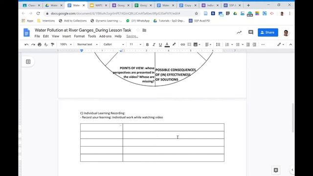Convert Word Written Task to E Task in Google Doc