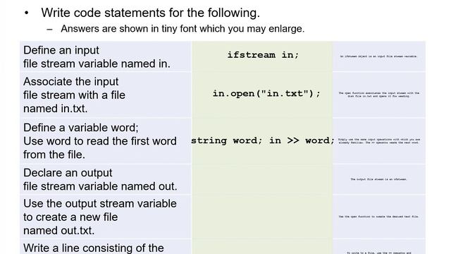 Text File Stream I/O in C++ - Horstmann Chapter 8, part 1