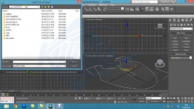 How to Export DXF