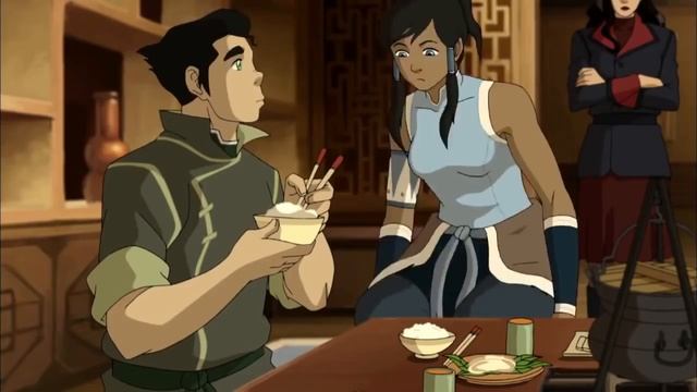 El porqué a Bolín le encanta vivir con Tenzin (escena graciosa)