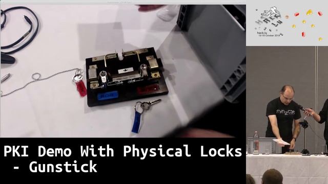 Hack.lu 2018 LT: PKI Demo With Physical Locks - Gunstick