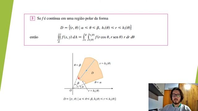 Aula 03 - Integrais Duplas em Coordenadas Polares   Exemplos