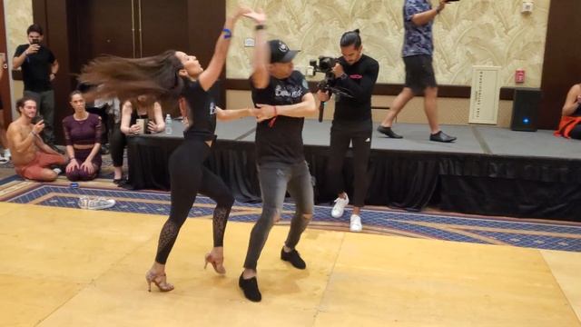 Carine & Rafael - Crazy Partner-work, Salsa Dance Workshop - 2021 Orlando Salsa Congress
