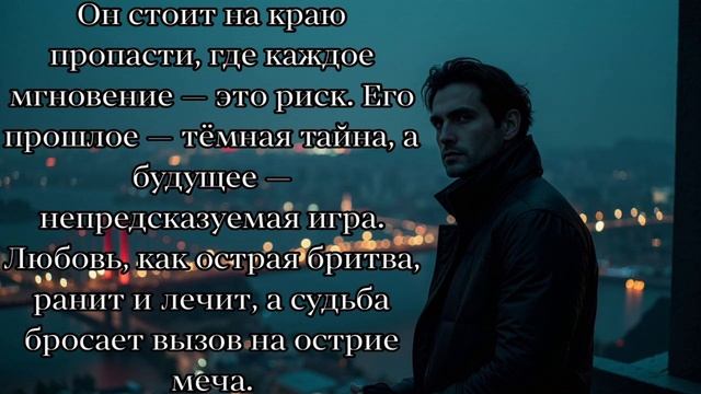 «Любовь — это яд, а прощение — лекарство» — Грешник, между безумием и надеждой, на острие судьбы."