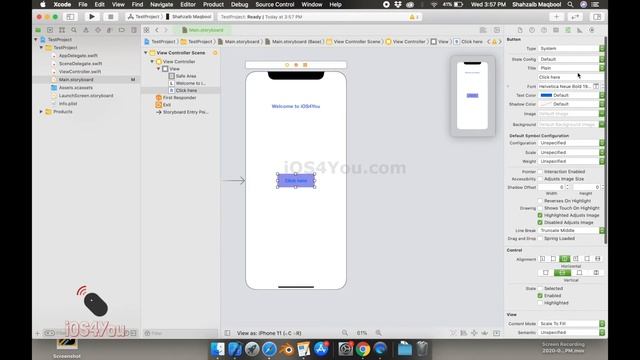 iOS Development: Hello World App For Beginners in Hindi/Urdu | Xcode 12, Swift 5 | iOS4You.com