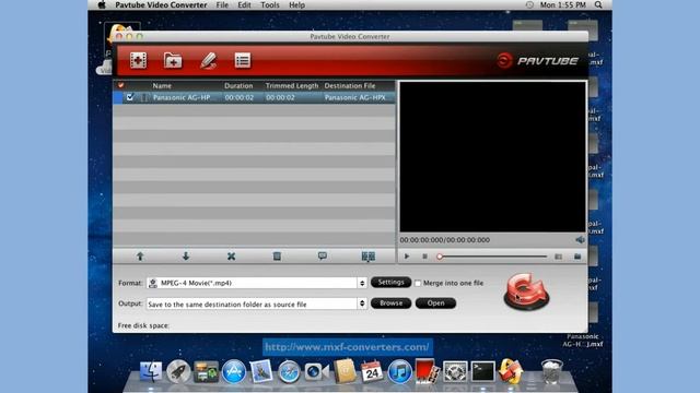 How to Convert MXF to MP4 Mac OS X, finish MXF to MP4 conversion in seconds