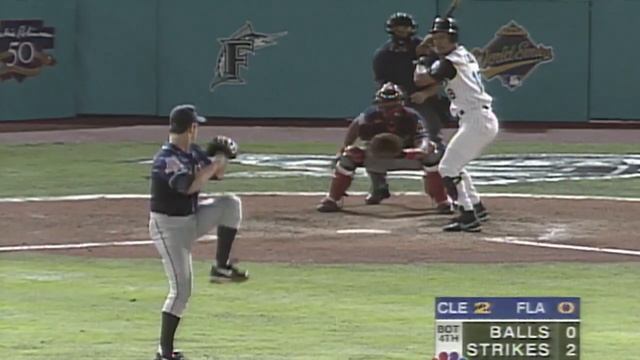 Emocionante partido  7  serie mundial 1997 ,cleveland indians  vs  marlin de la   florida .