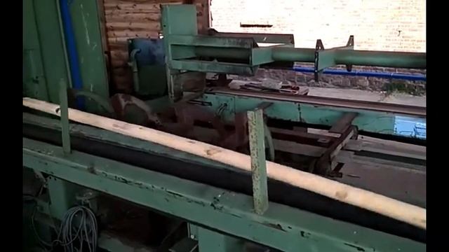 Линия производства оцилиндрованных кольев фирмы Bezner