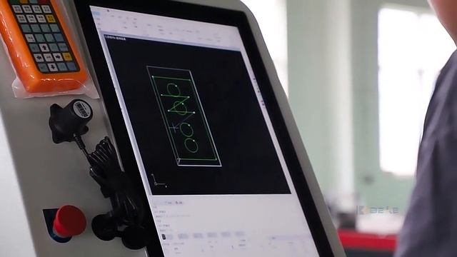 Демонстрация работы лазерного станка с ЧПУ производства "BEKE" v.2