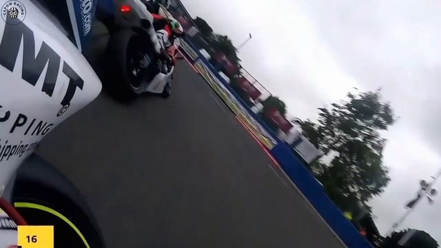 Armoy Armada 2024  supersport race 🏍💨🔥 great save from Mike Browne #racing