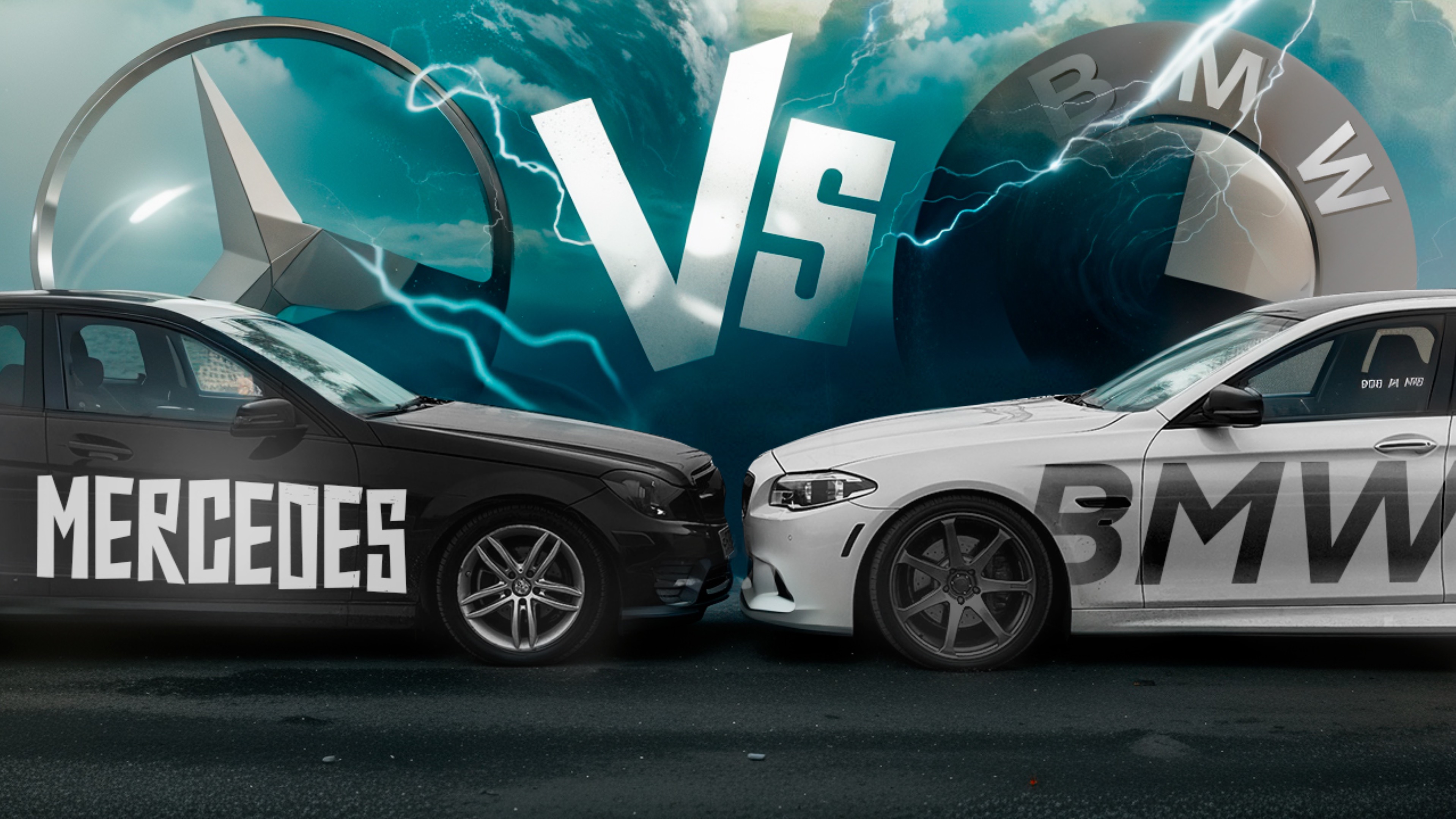 BMW VS MERCEDES ПРОХВАТ ПО ГОРОДУ