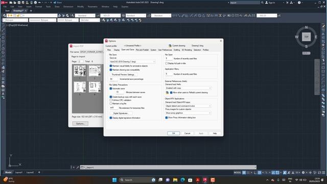 How to Import PDF Drawing file Into Auto Cad. Convert Pdf to CAD file.