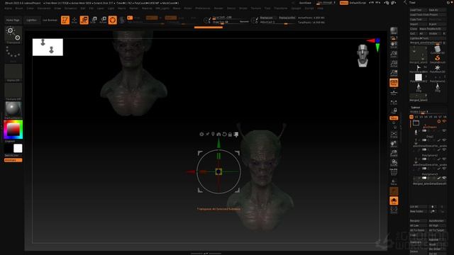 07. The ZBrush Subtool Menu (1)