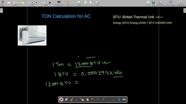 How to convert ton to Kw and HP | ton to kw formula and trick