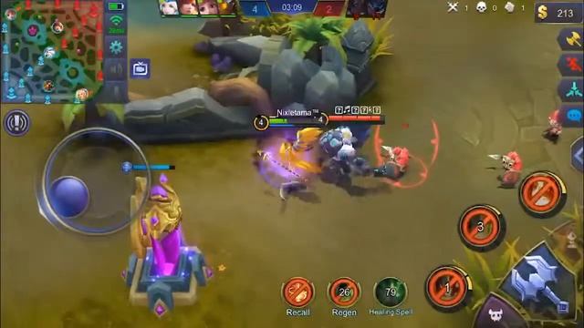 MAIN SAMA TOP GLOBAL SQUAD TANPA HERO TANK NIXIETAMA [SOLO RANKED]