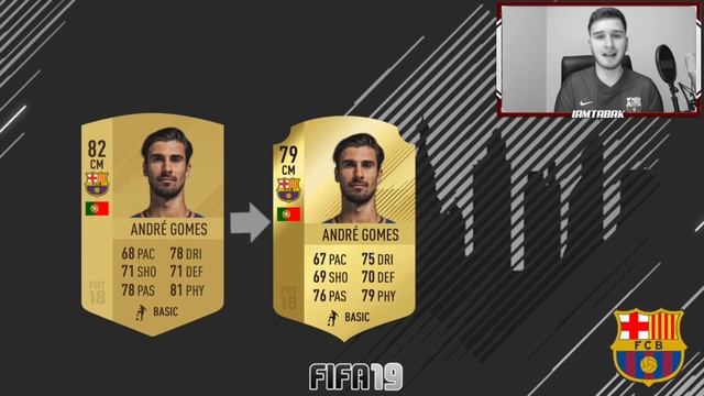 FIFA 19: FC BARCELONA SPIELER RATINGS PREDICTION!🔥⬆️⬇️