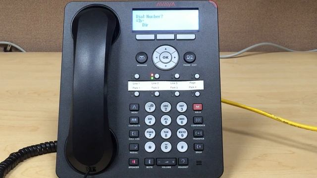 Using the Avaya 1408 Desktop Phone