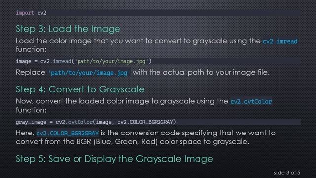 Converting an Image to Grayscale using Python and OpenCV