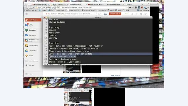 Skillshare Office Hours Teach Yourself to Code: One Month Rails 12/6