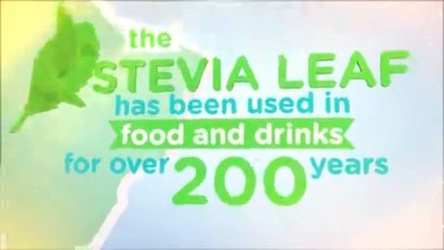 Our new sweetener from the stevia plant    Coca Cola GB