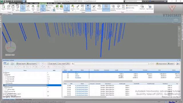 VC: Autodesk Navisworks: 18.09. Resource output