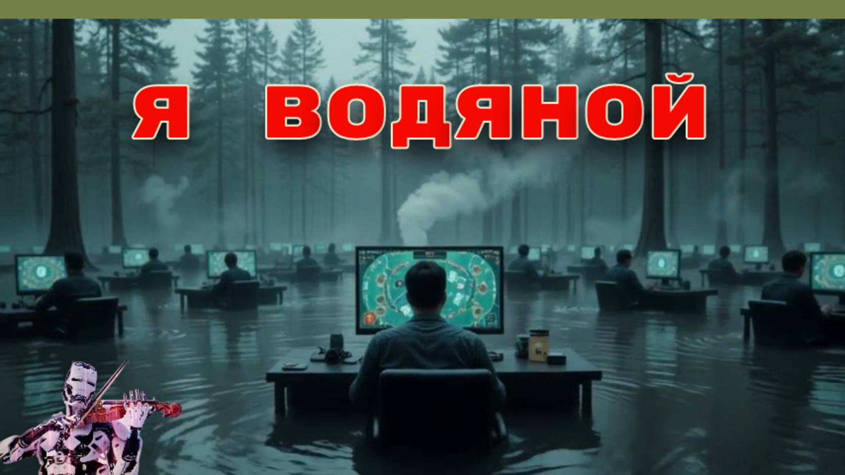 Я Водяной Клип, сгенерированный нейросетью