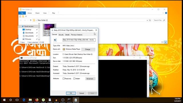 How to convert Video/image/ using cmd in Hindi