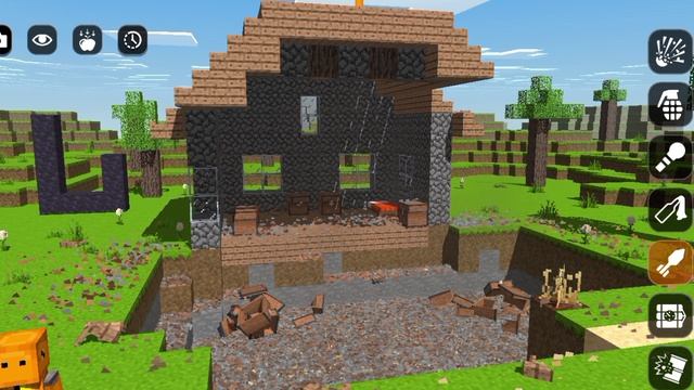 Ой, мама пришла (без мата, игра "Room Smash: Minecraft")