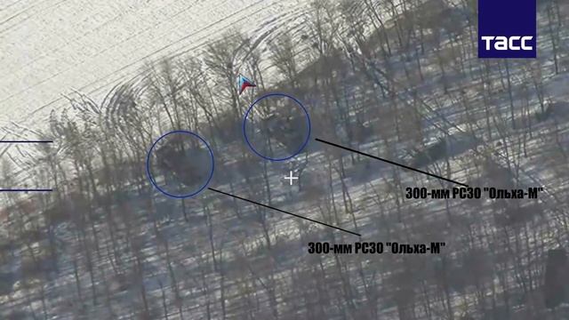 Удар"Искандера"по украинской батарее РСЗО в Сумской области.
