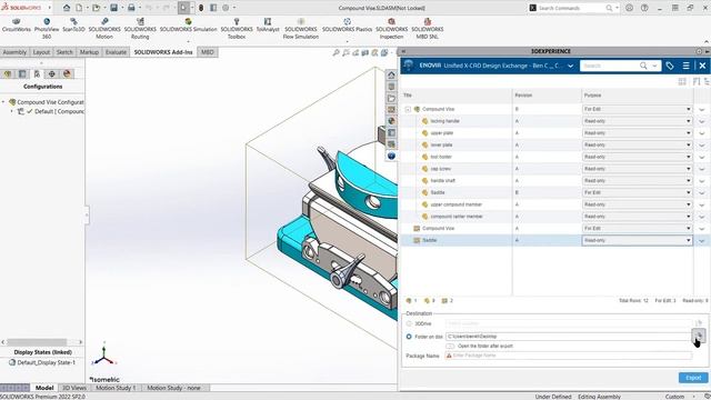 Importing and Exporting CAD Packages on the 3DEXPERIENCE Platform