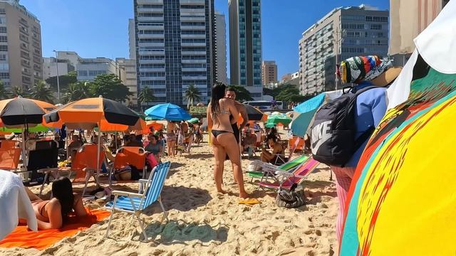 Восхитительный пляж Бразилии. Рио Де Жанейро. 2025 .4К Видео.