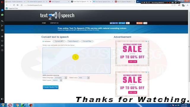 How to Text to audio convert online free