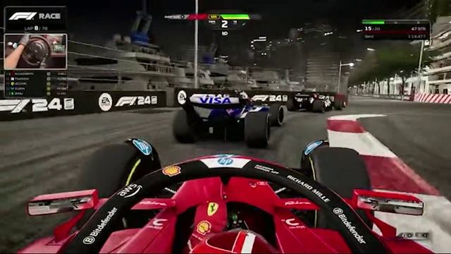 🚦 ПОЛНОЕ ПОГРУЖЕНИЕ В ГРАН-ПРИ МОНАКО В F1 24 – 100% ГОНКА БЕЗ ПОМОЩИ! 🏎️