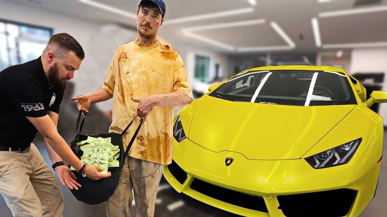 Мистер Бист : Продадут ли бездомному Lamborghini?!