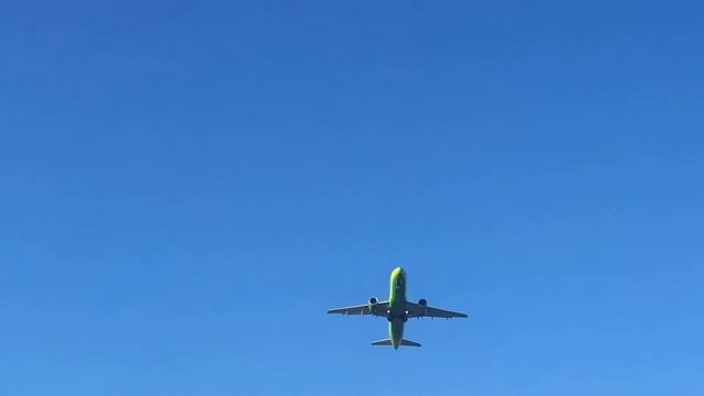 Takeoff S7 А320, NOZ-DME