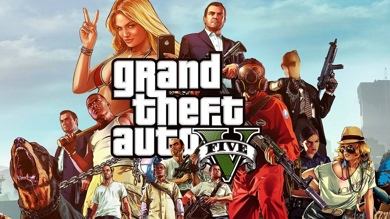 Играем в ГТА 5 развлекаемся. Грабим