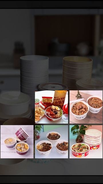 Food packaging manufacturer supply all kind of paper bowl