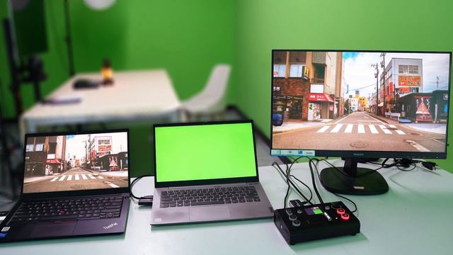 #RGBlink mini-pro chroma key application