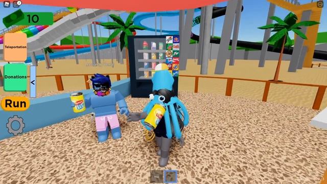 ЗАТУСИЛИ С ЛЕО В АКВАПАРКЕ! / Water park Roblox →
👤 #ЛИ