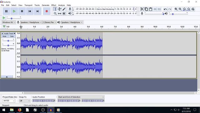 Audacity Lesson 8 - Record Audio from Computer Speakers  Sound Card