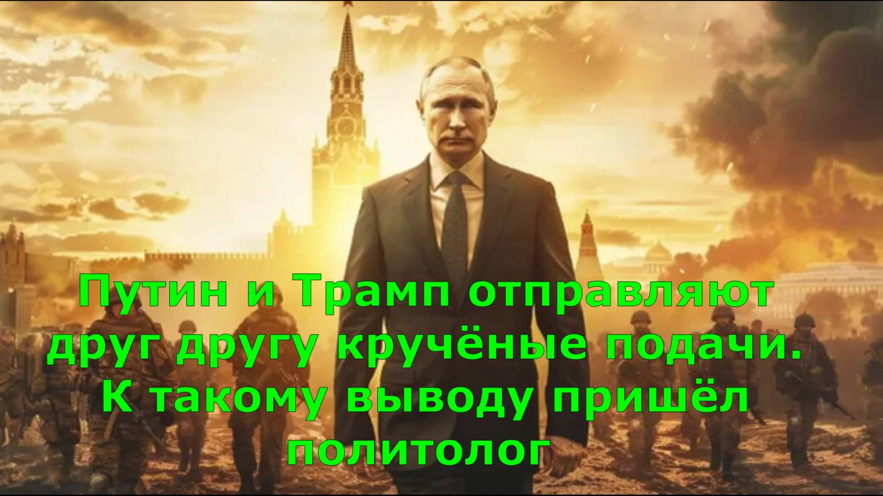 Путин и Трамп отправляют друг другу кручёные подачи. К такому выводу пришёл политолог