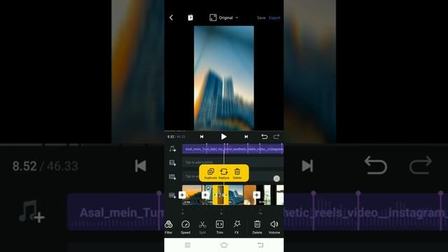 How to edit aesthetic instagram reels videos on android and ios