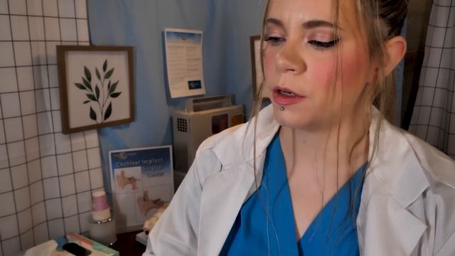 ASMR Hospital Audiologist Hearing Testing & Ear Exam