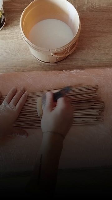 Обработка бумажной лозы