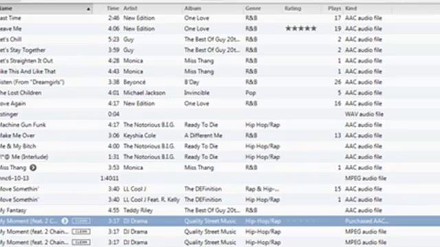 Convert audio to mp3 in itunes