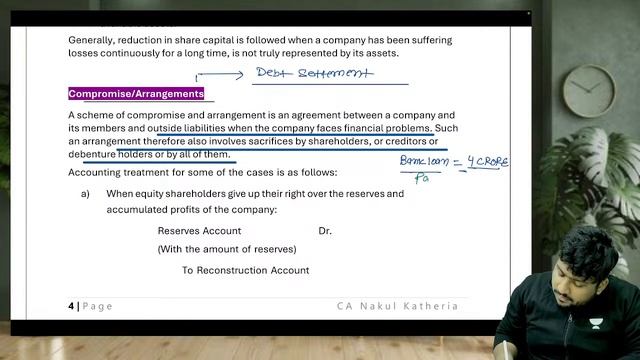 Internal Reconstruction | Fast Track Revision Adv Accounts | CA Inter May24 | CA Nakul Katheria