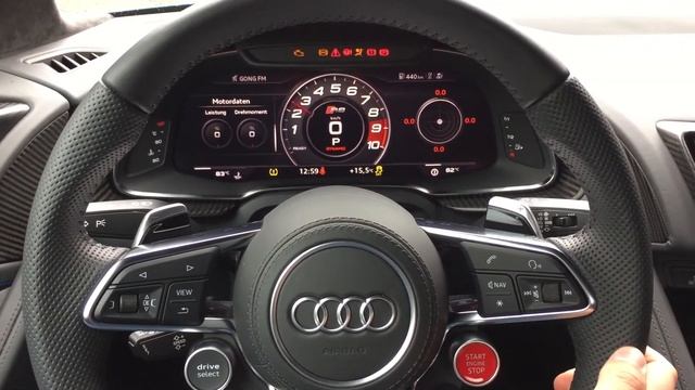 AUDİ R8 V10 START UP PURE Engine SOUND #audi #R8 #startup #enginesound #soun
