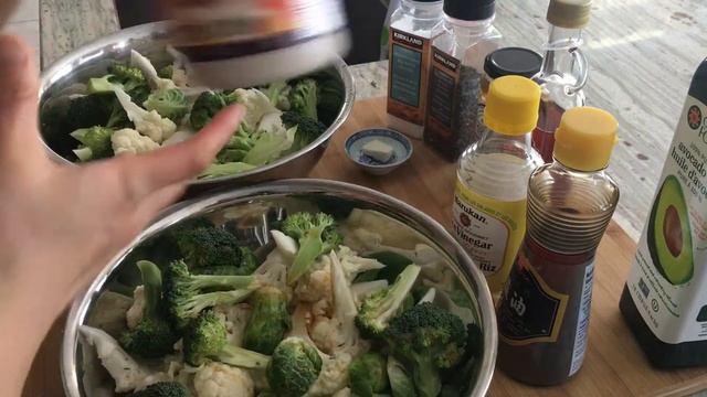 Roasted  Cauliflower, Broccoli and Brussel Sprouts 2 Ways. Easy meal prep!